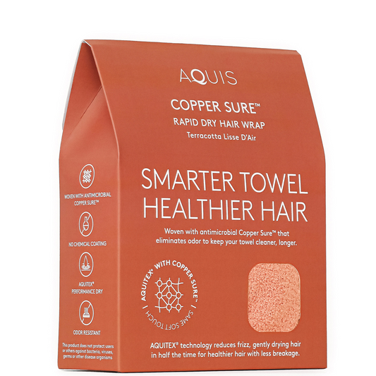 Aquis Anti-Microbial Rapid Turban - Copper